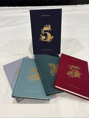 Rifle Paper Co. Five Year Journal Set
(One journal missing from set)